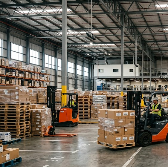 Warehouse inventory storage